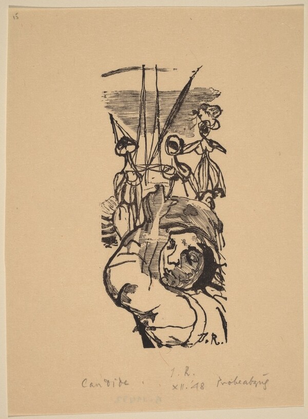 Illustration to Voltaire, "Candide"
