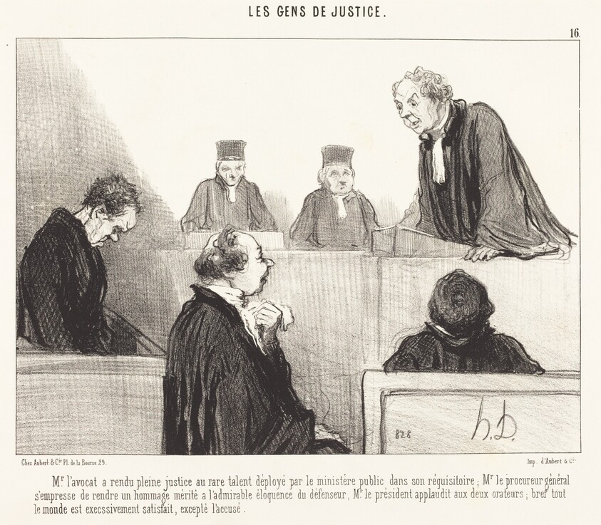 Mr. l'avocat a rendu pleine justice...
