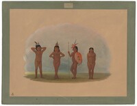 Four Zurumati Children, George Catlin, 1854/1869