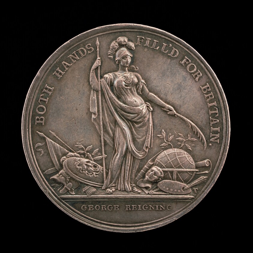 Minerva (Jernegan's Lottery Medal) [obverse]
