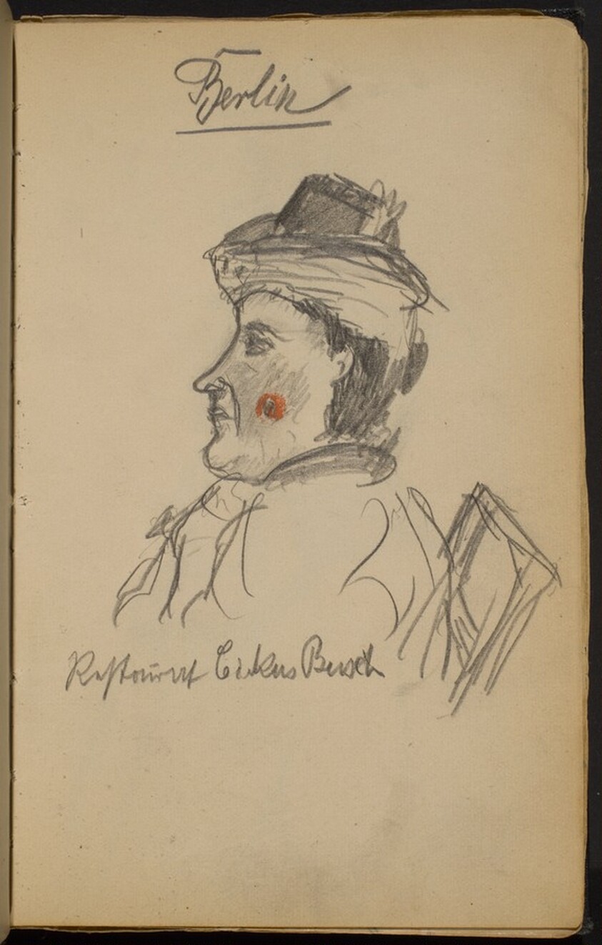 Woman in Profile to the Left