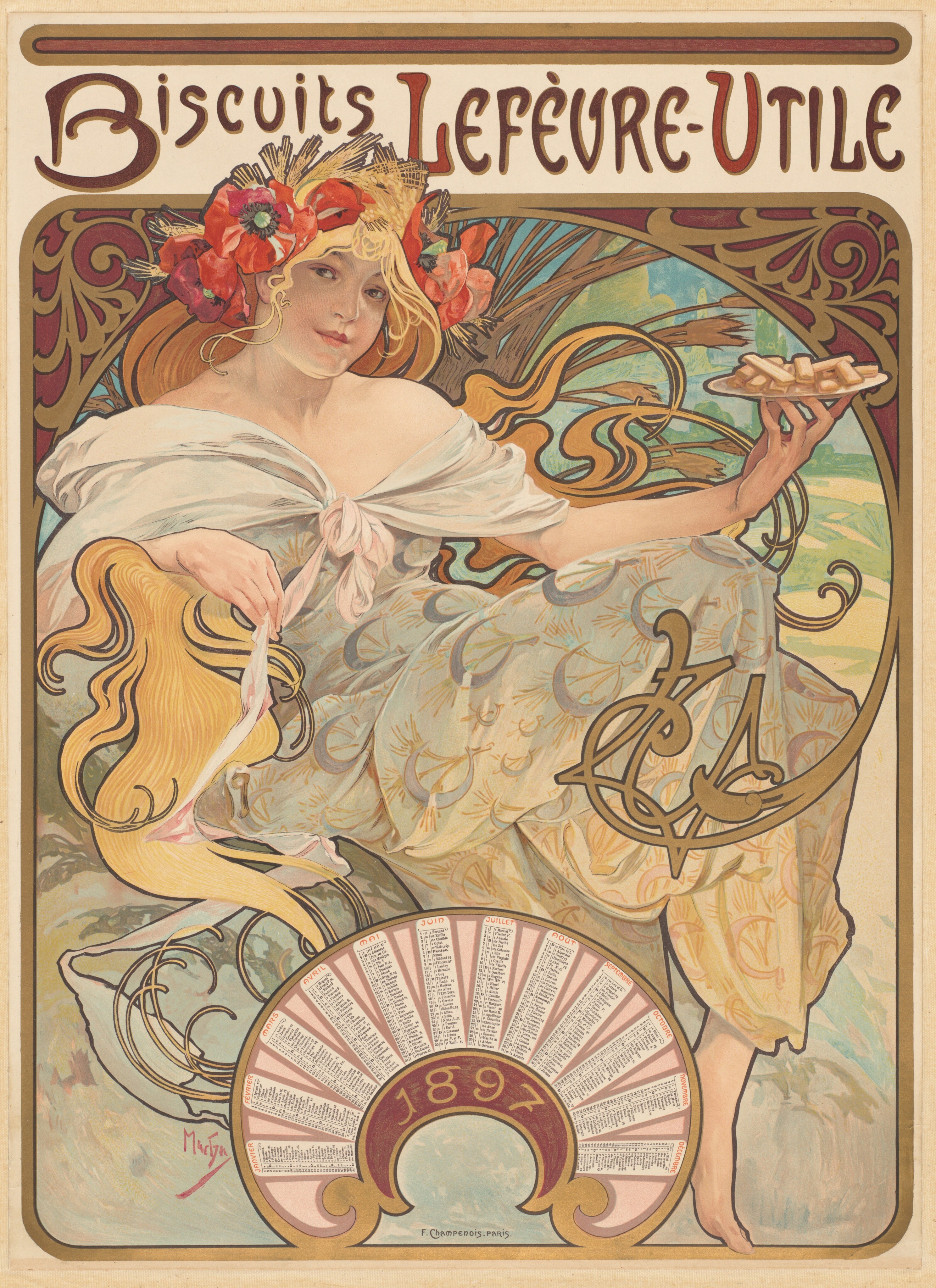 Clio by Alphonse Marie Mucha, Anatole France, Marius Michel