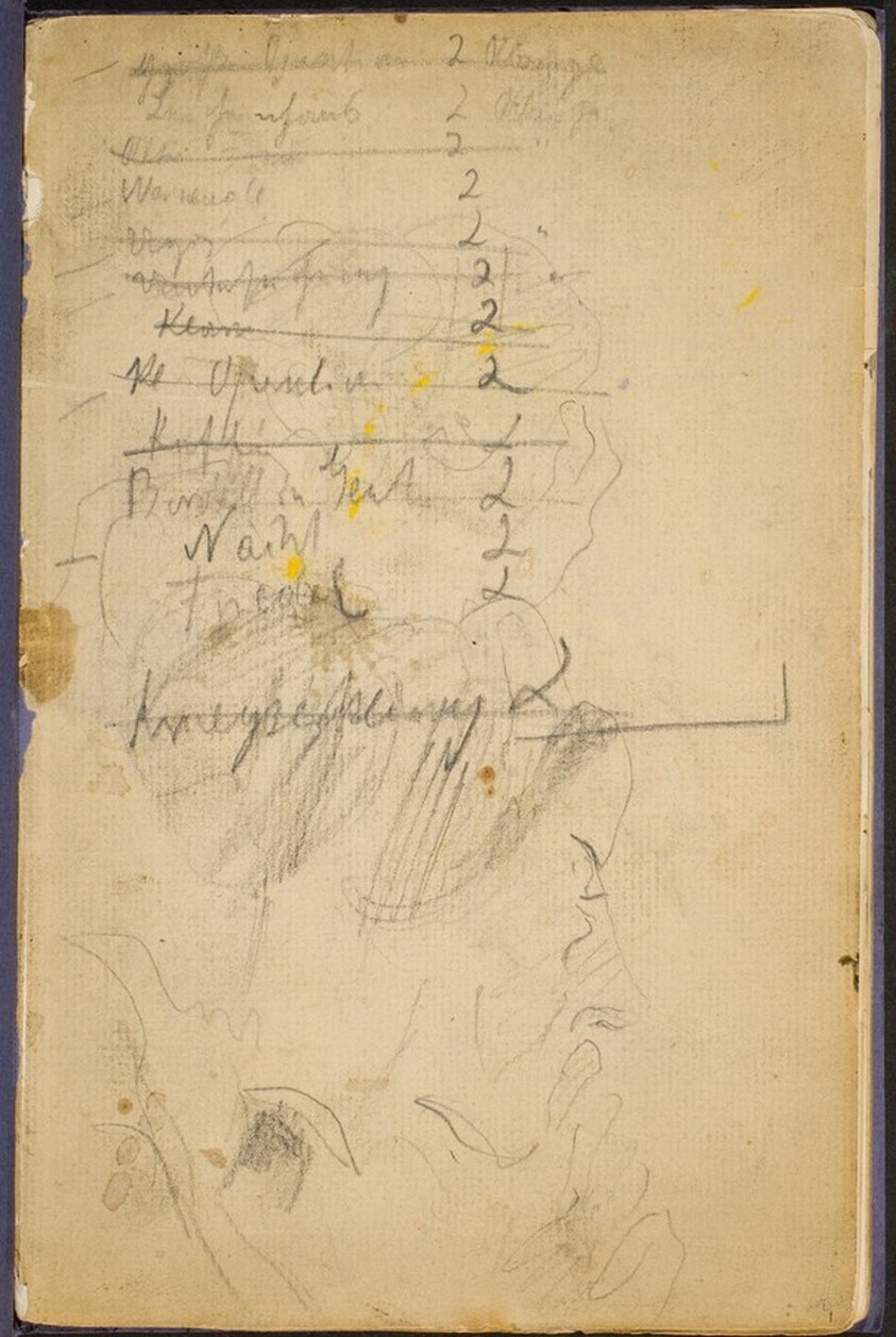 Profil und Liste (Profile with Notations) [p. 1]