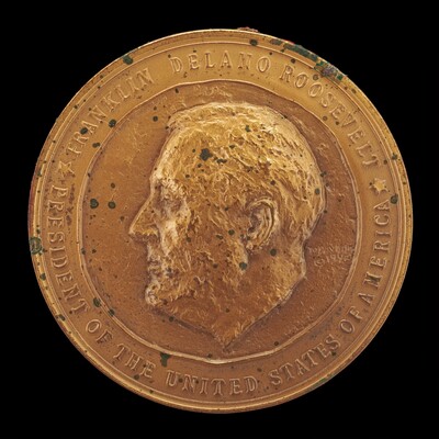 Franklin Delano Roosevelt Third Inaugural Medal [obverse]