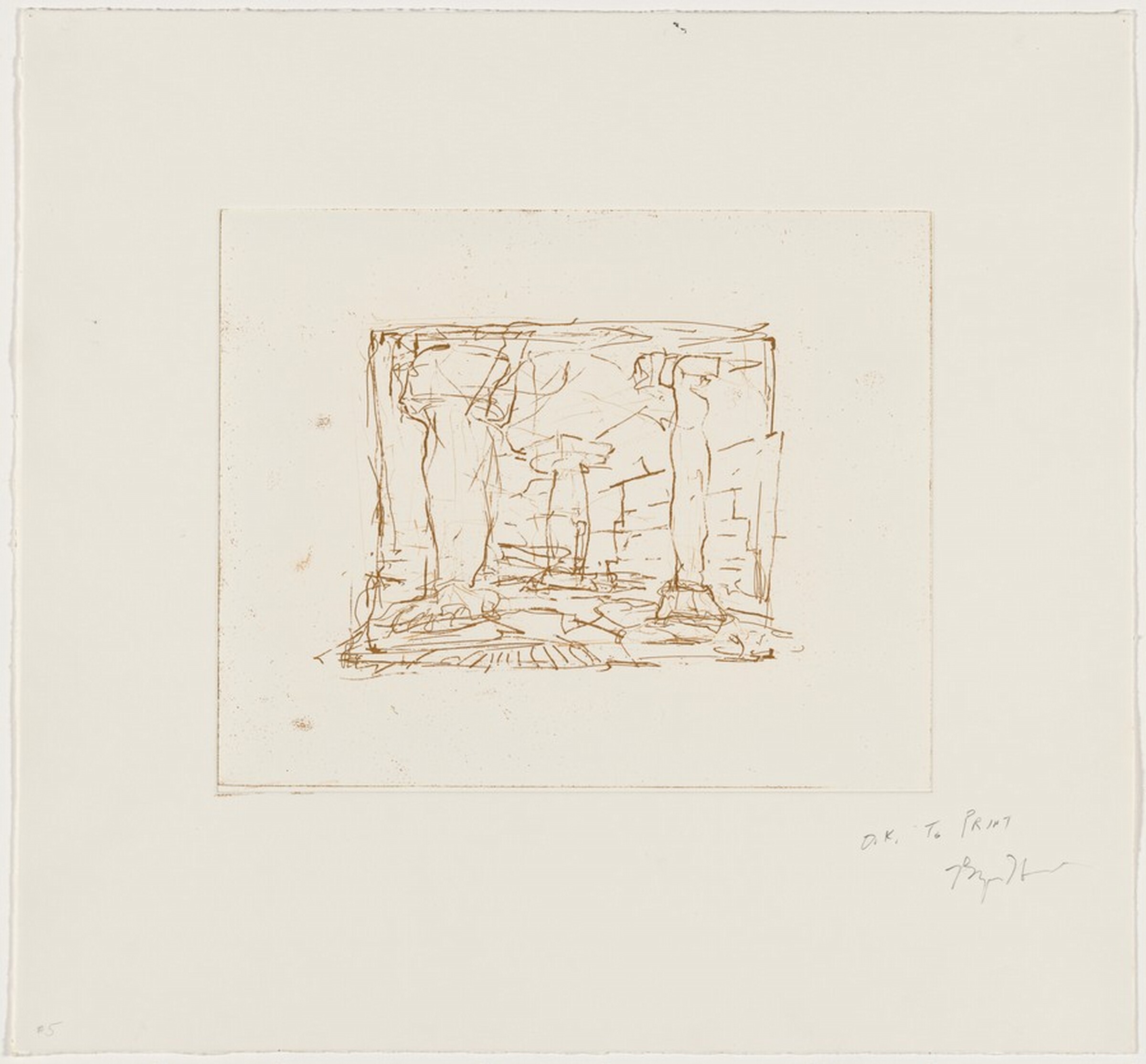 Untitled from Temple Ruins, Bryan Hunt, 1992