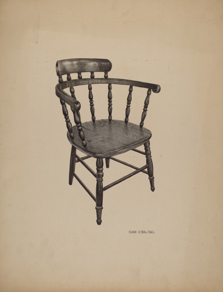 Comb Back Chair