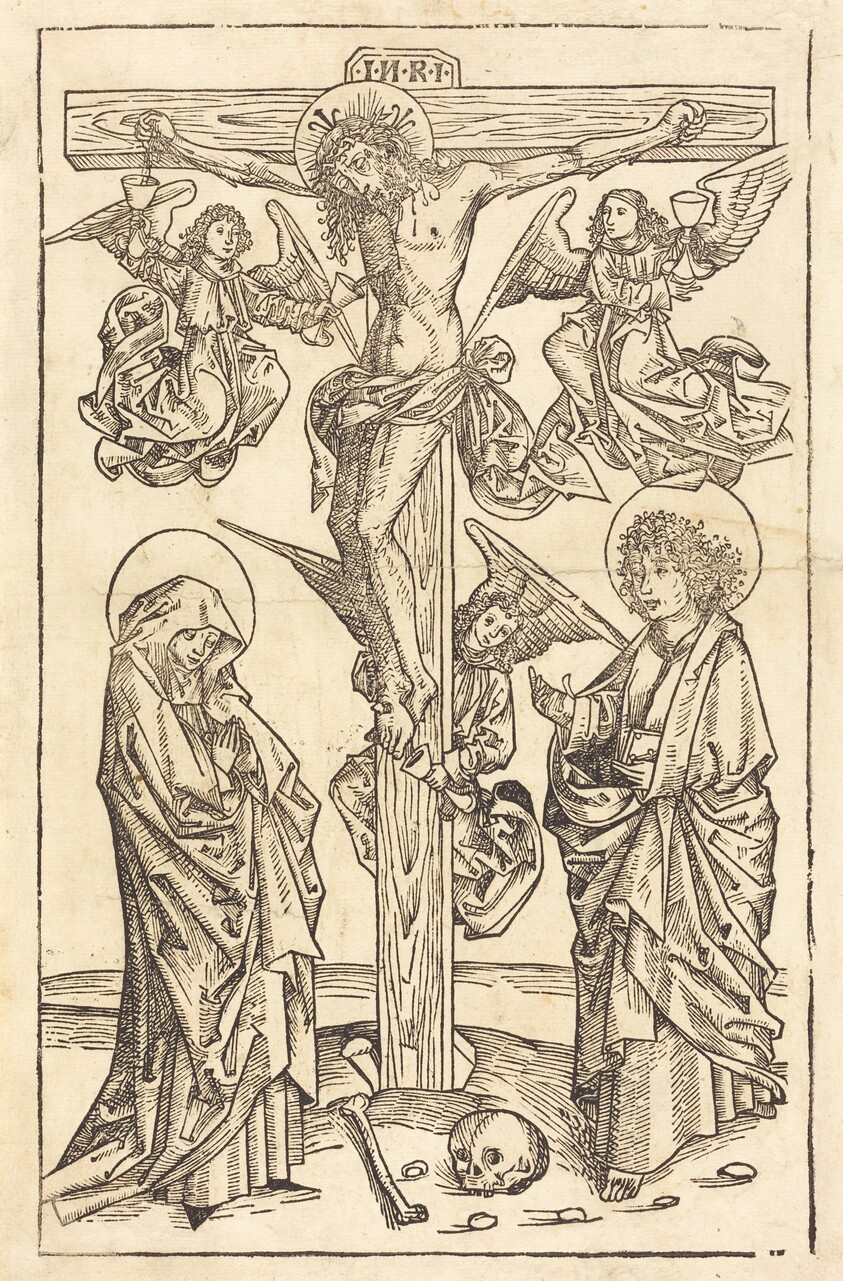 Christ on the Cross with Angels