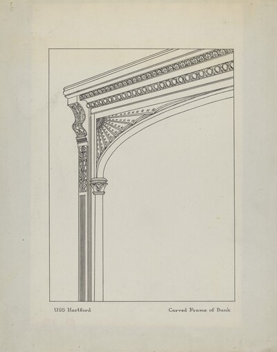 Carved Frame of Bunk