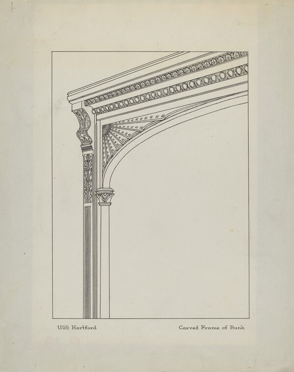 Carved Frame of Bunk