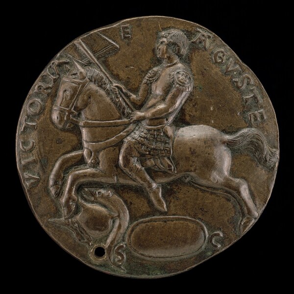 Equestrian Figure of Marus Croto [reverse]