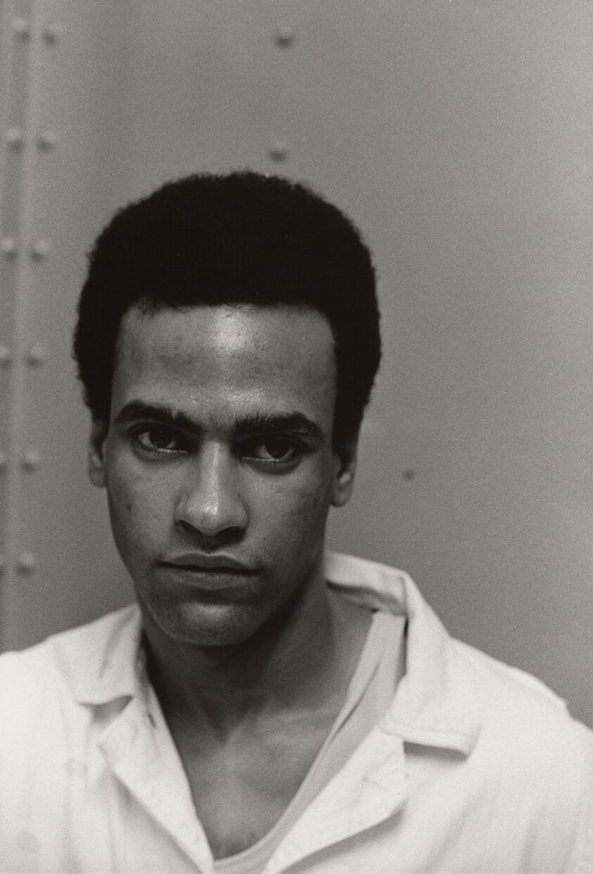 Portrait of Huey P. Newton, Alameda County Court House Jail, Oakland, California