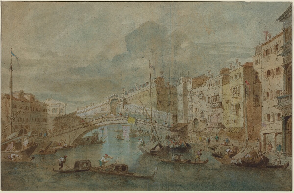 View of the Rialto Bridge, Venice