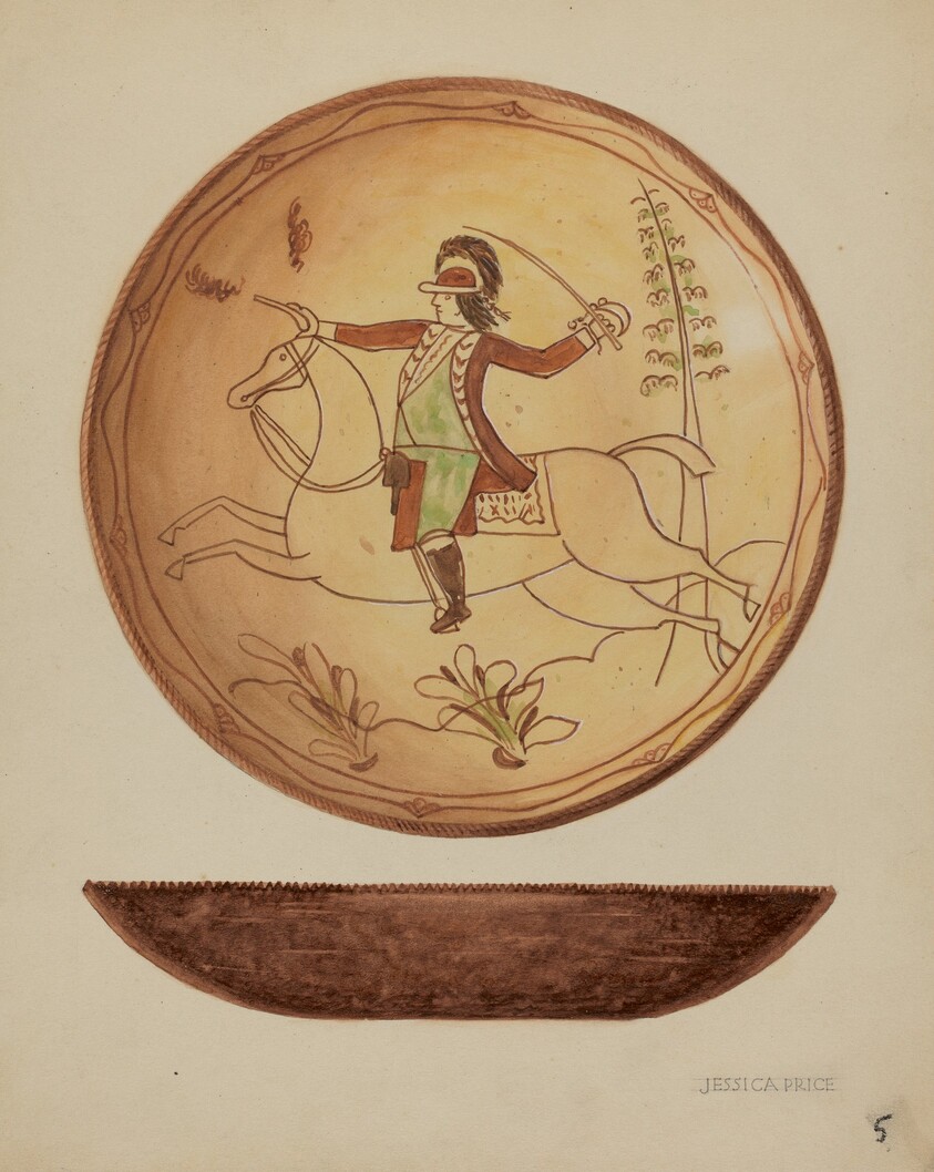 Pa. German Pie Plate