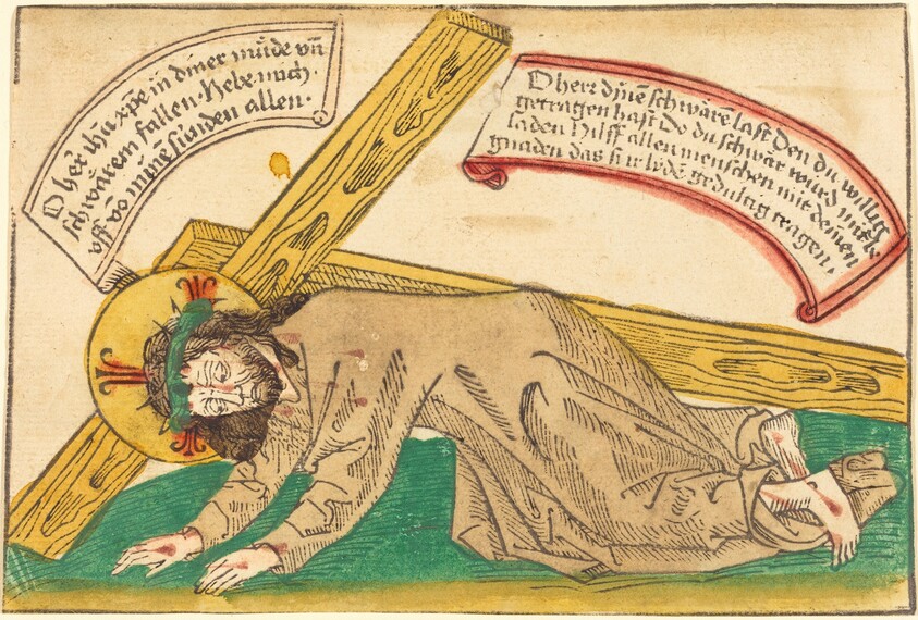 Christ Falling Under the Weight of the Cross