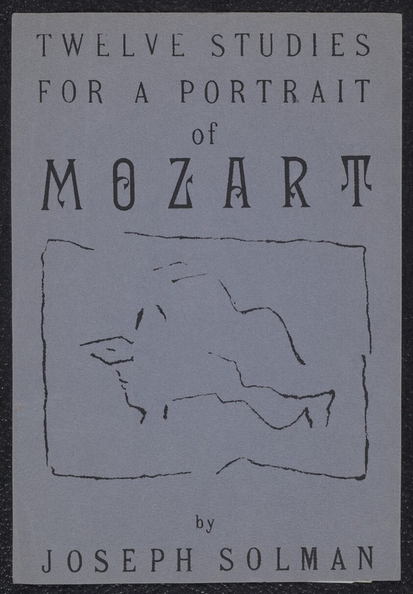 Untitled (cover image for Twelve Studies For A Portrait Of Mozart)