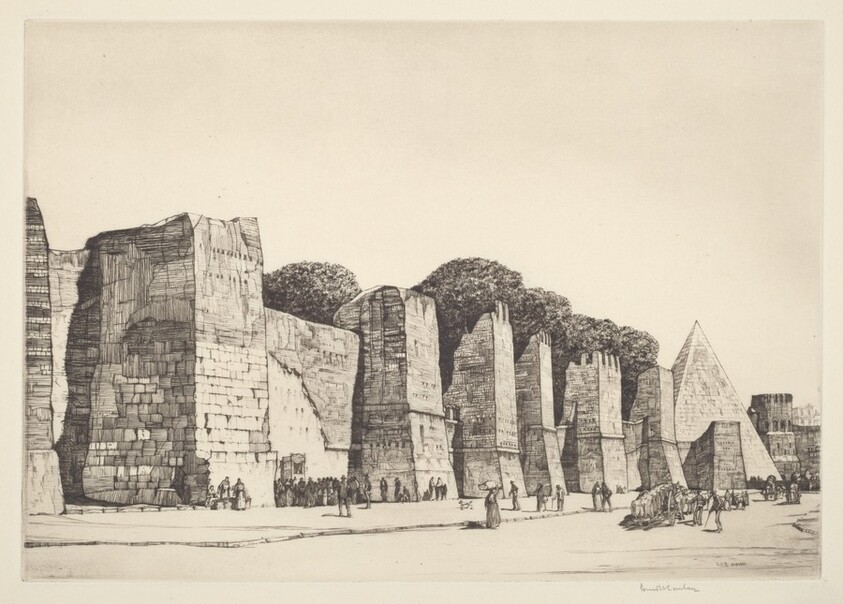 The Aurelian Walls, Rome