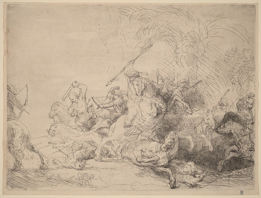 The Large Lion Hunt