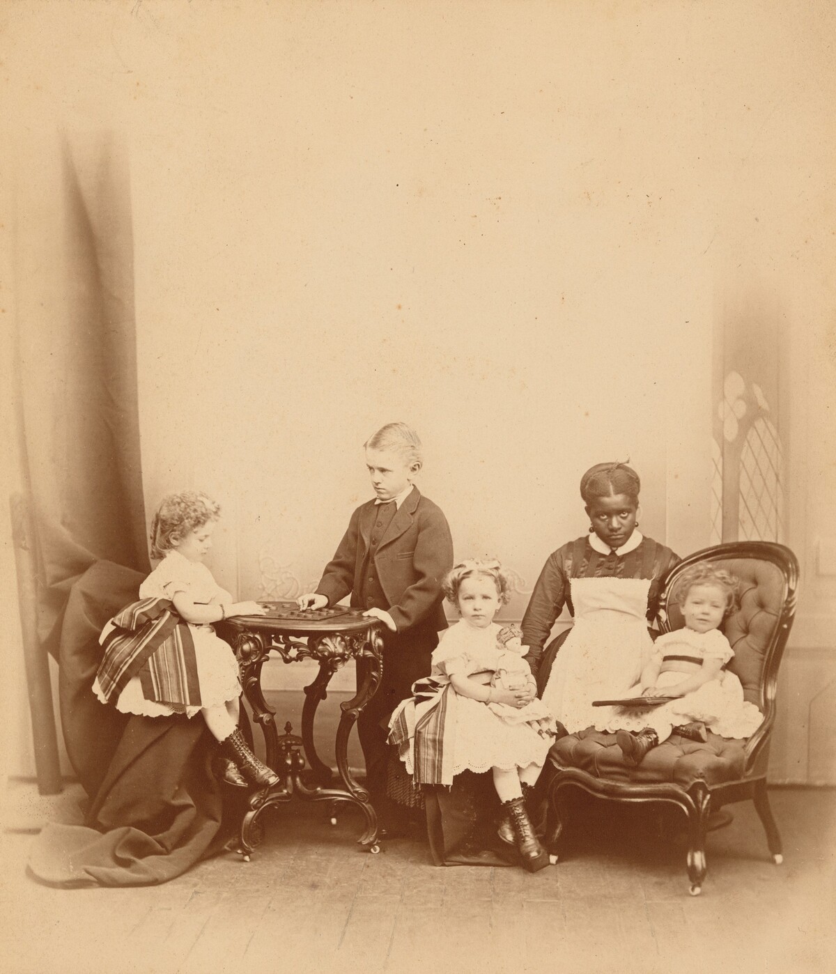 Portrait of a Woman and Four Children