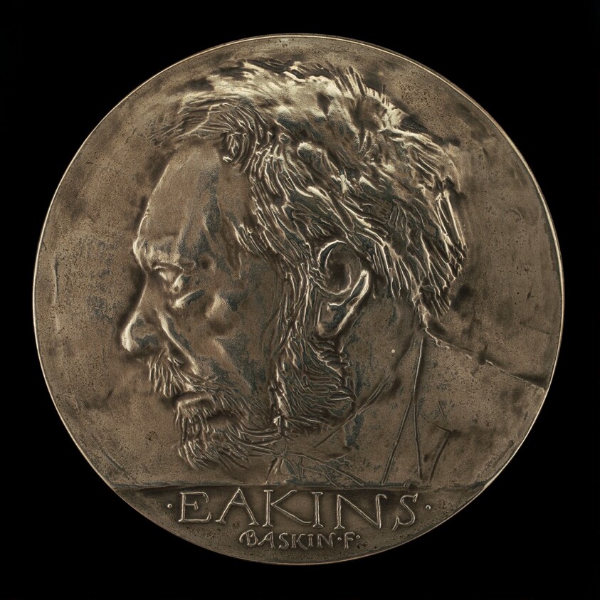 Thomas Eakins House Restoration Commemorative Medal (obverse)