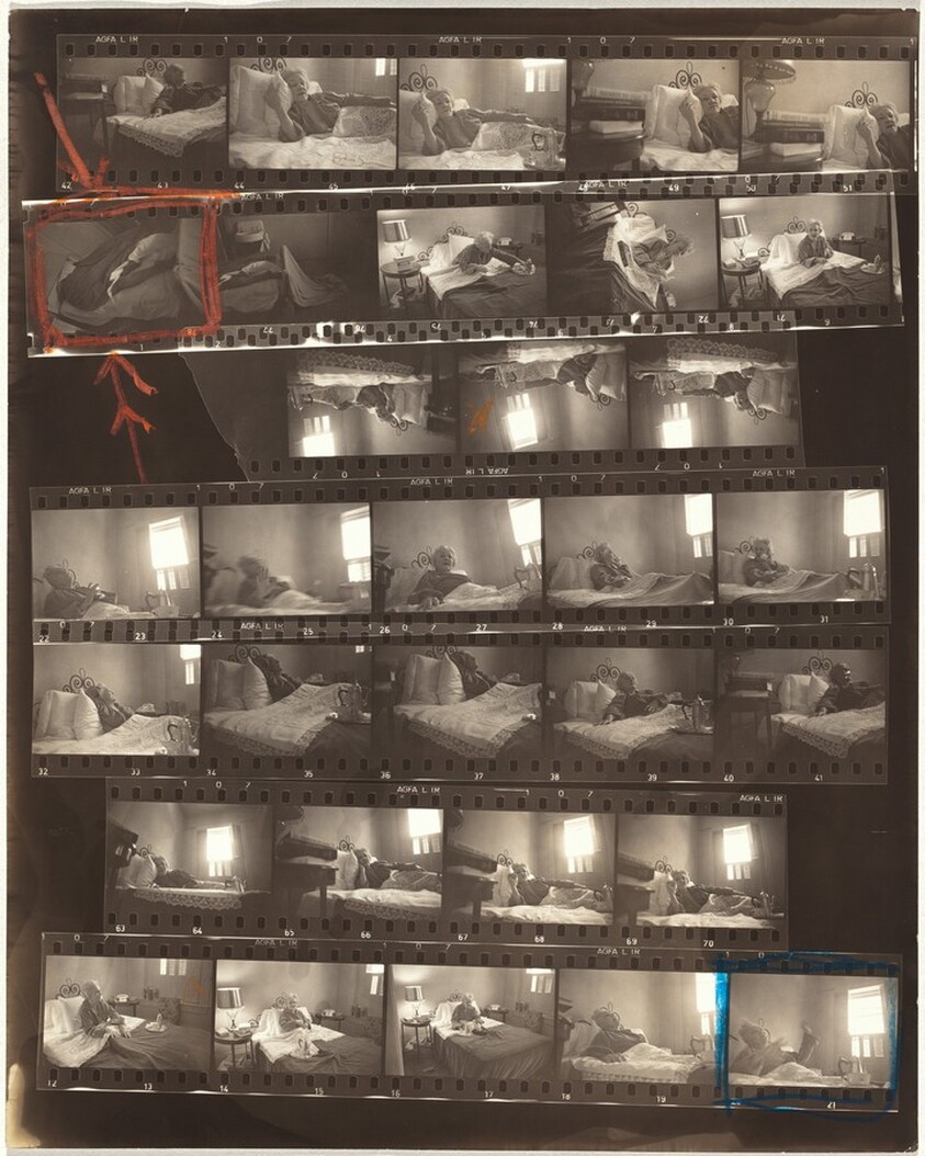 Katherine Anne Porter--Bed story for "Harper's Bazaar" P1