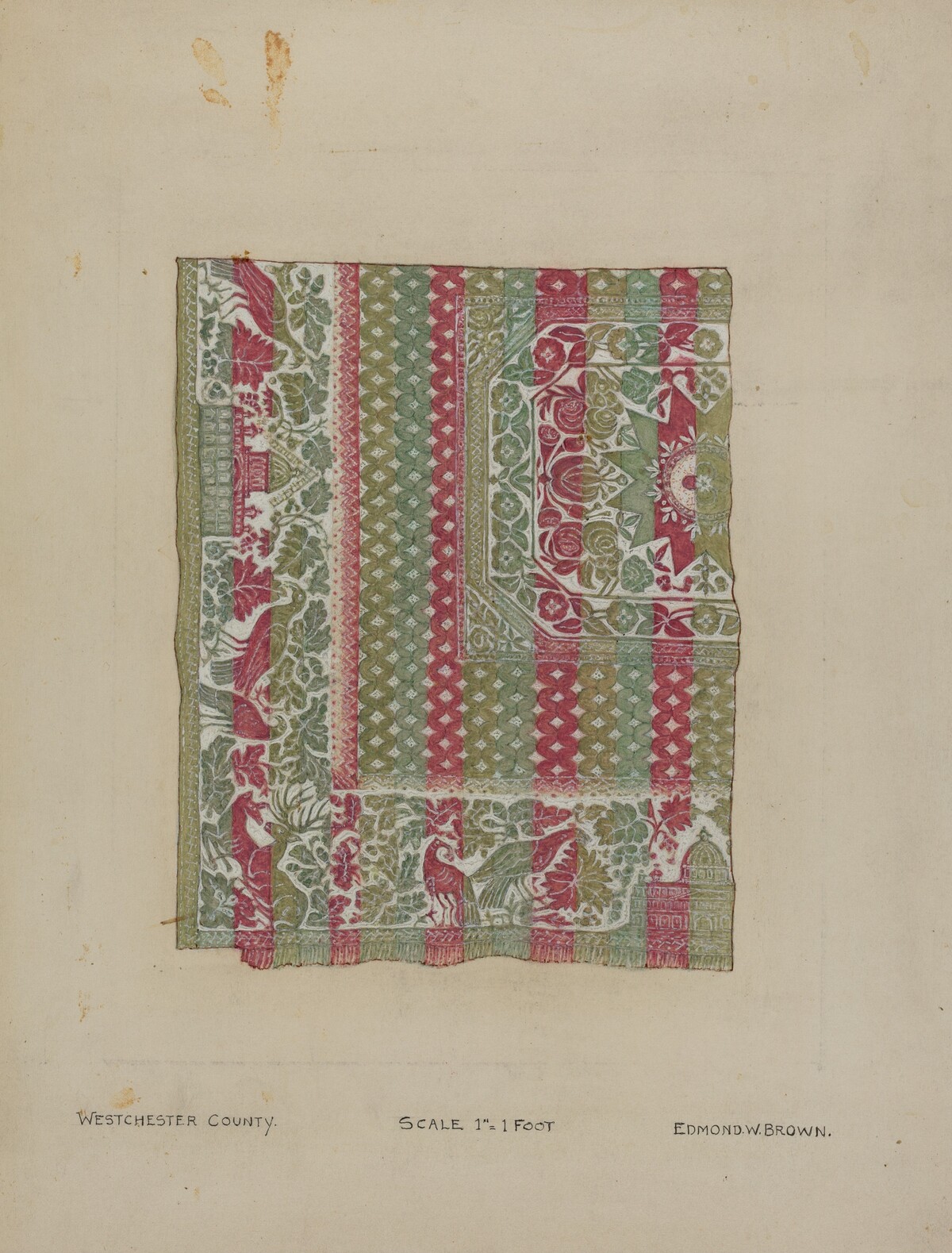 White House Bed Cover