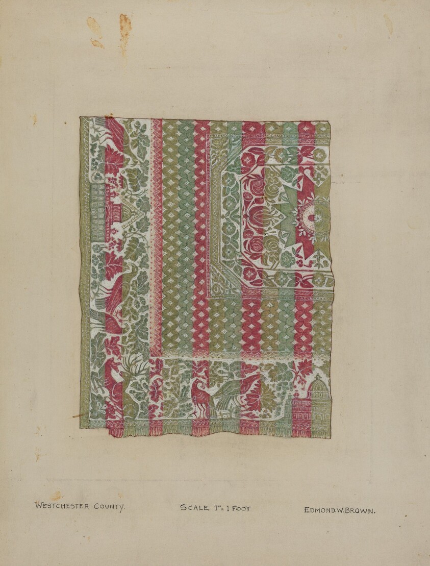 White House Bed Cover