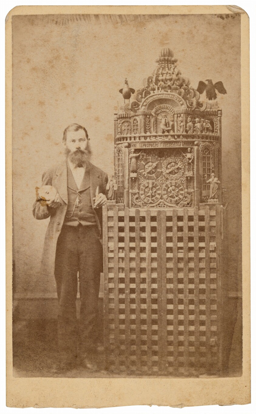 Charles Ketterer with his Apostolic Clock