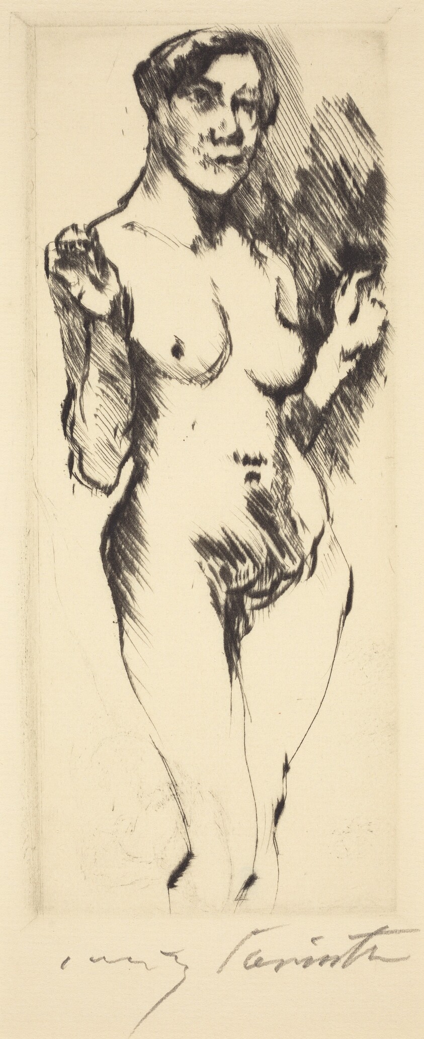 Stehende Weibliche akte (Standing Female Nude)
