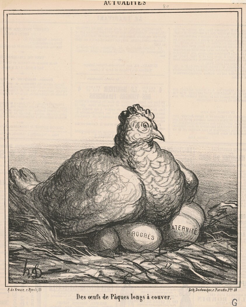 Des oeufs de Pâques longs â couver