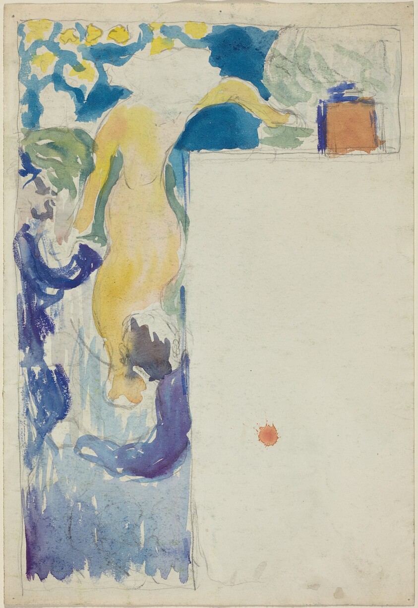 Program Design for the Théâtre Libre [recto]
