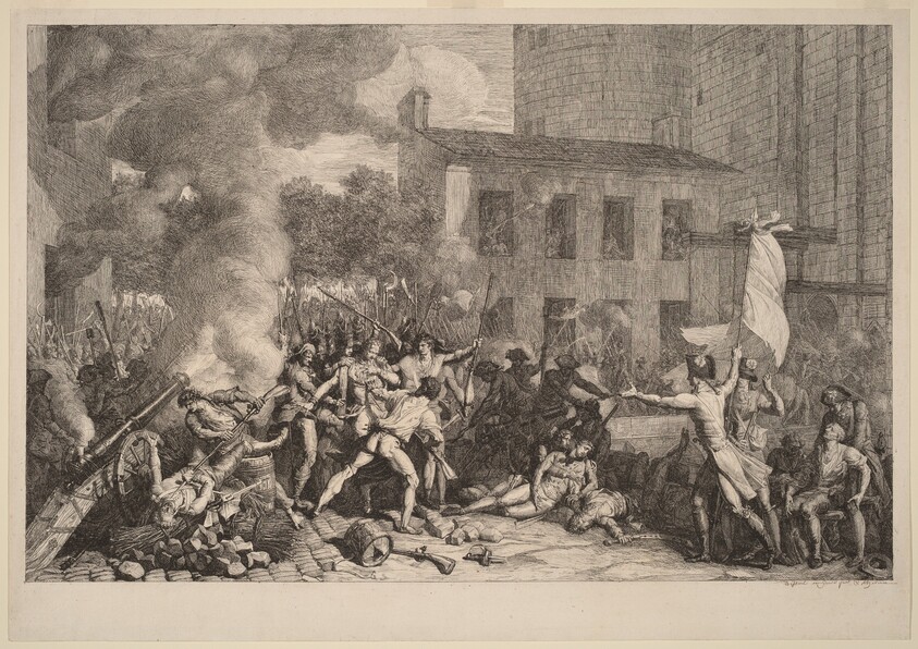 Prise de la Bastille, le 14 Juillet 1789