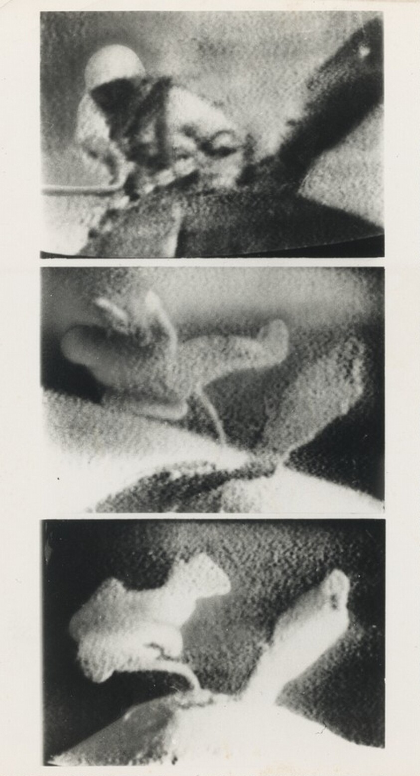 Title from caption on object: “Man's First ‘Walk in Space’”