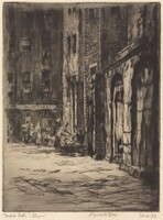 Tontine Gates, Muirhead Bone, 1899