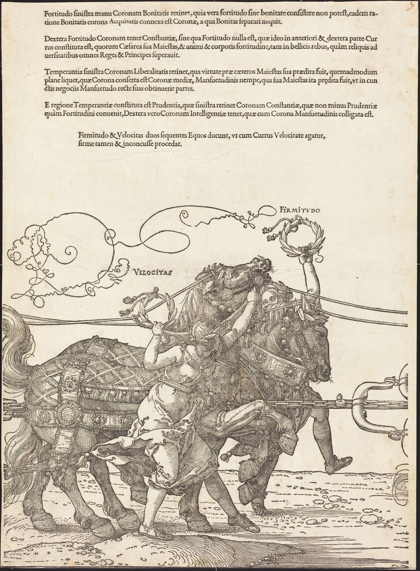 The Triumphal Chariot of Maximilian I (The Great Triumphal Car) [plate 5 of 8]