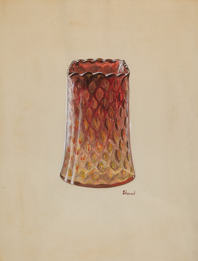 Vase (Amberina)