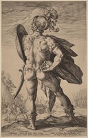 Marcus Valerius Corvus, Hendrik Goltzius, 1586