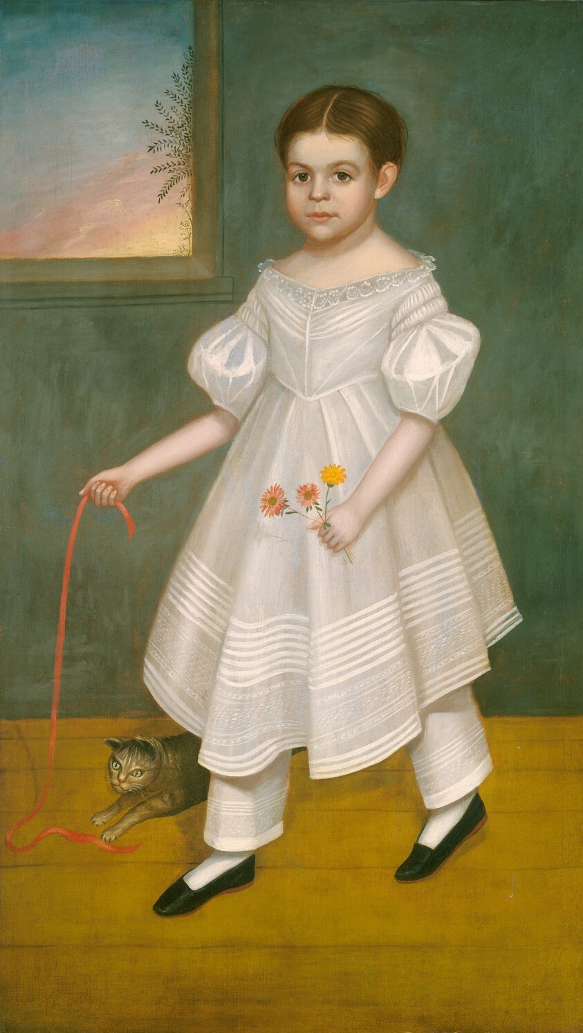 Girl with Kitten