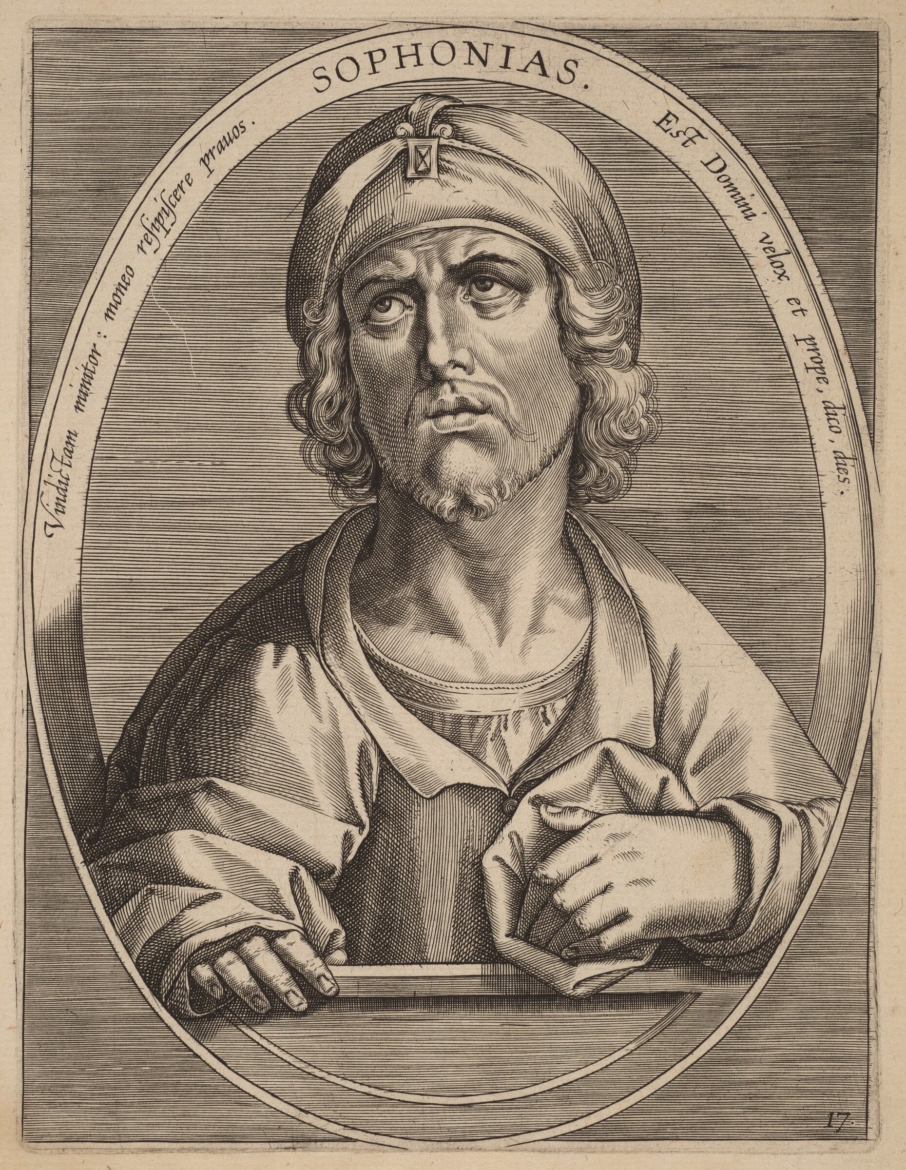 Sophonias, Theodor Galle after Jan van der Straet, published 1613
