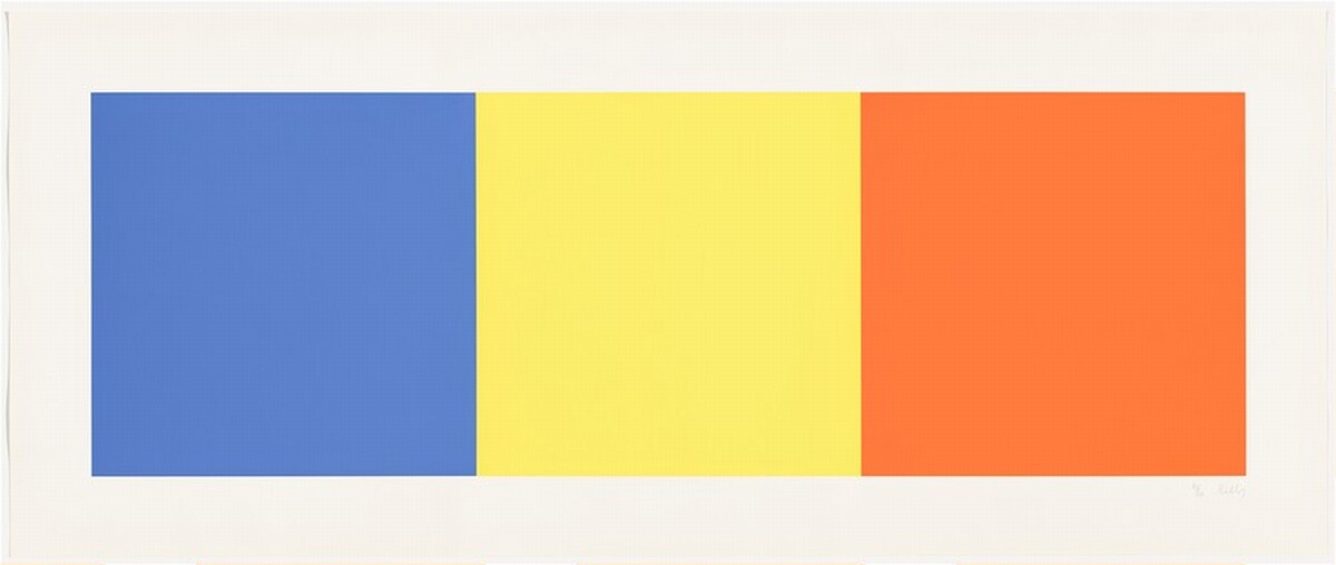 Blue, Yellow and Red Squares
