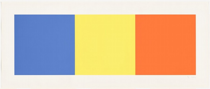 Blue, Yellow and Red Squares