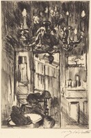 Unter dem Kronleuchter (Under the Chandelier), Lovis Corinth, 1916