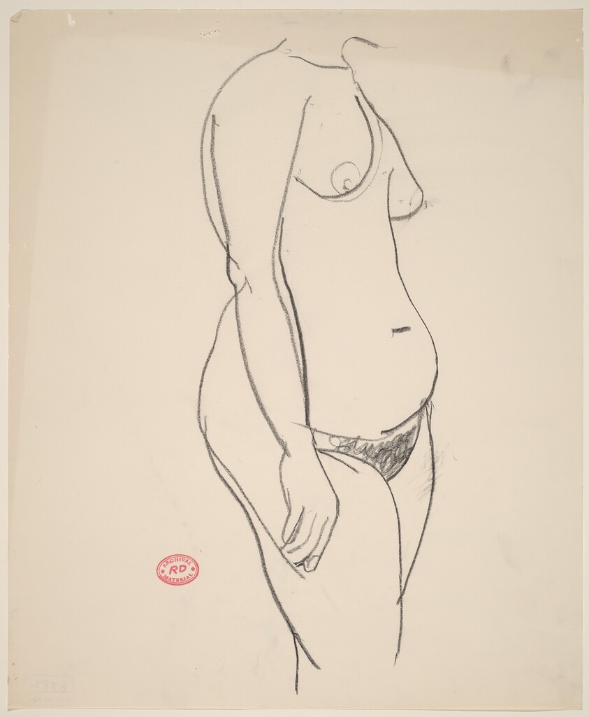 [female nude on knees]