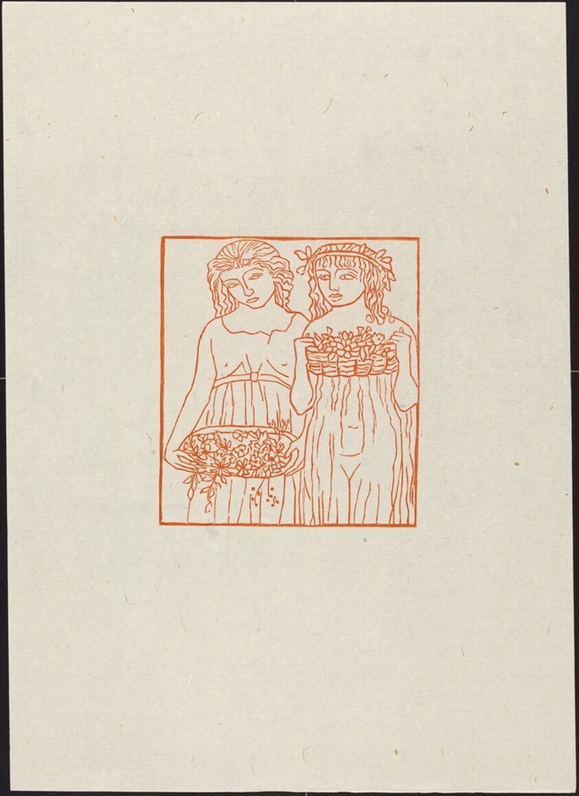 Second Eclogue: The Nymphs Bring Lilies in Baskets Full (Les nymphs porteuses de fleurs)