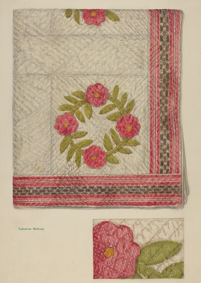 Quilt - Garden Wreath