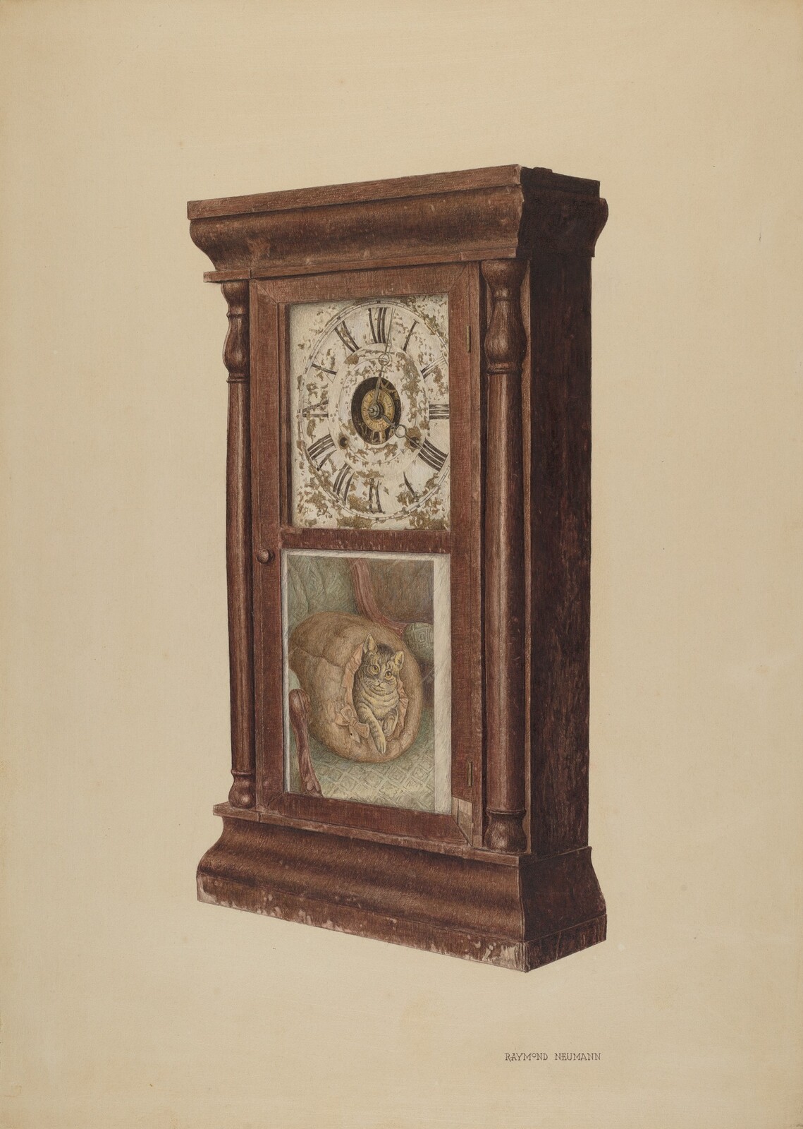 Shelf Clock, Raymond Neumann, c. 1940