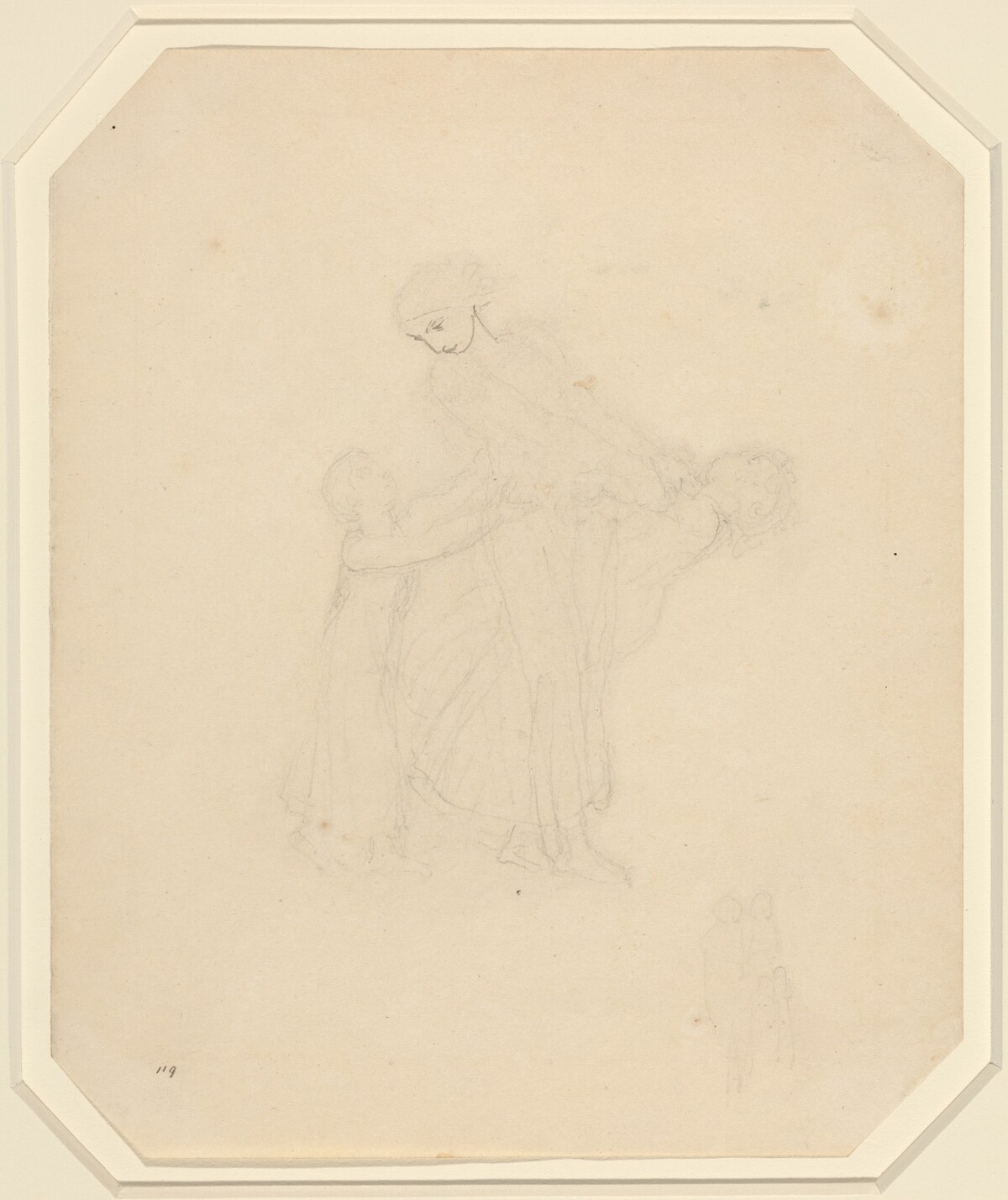 Adult and Two Children