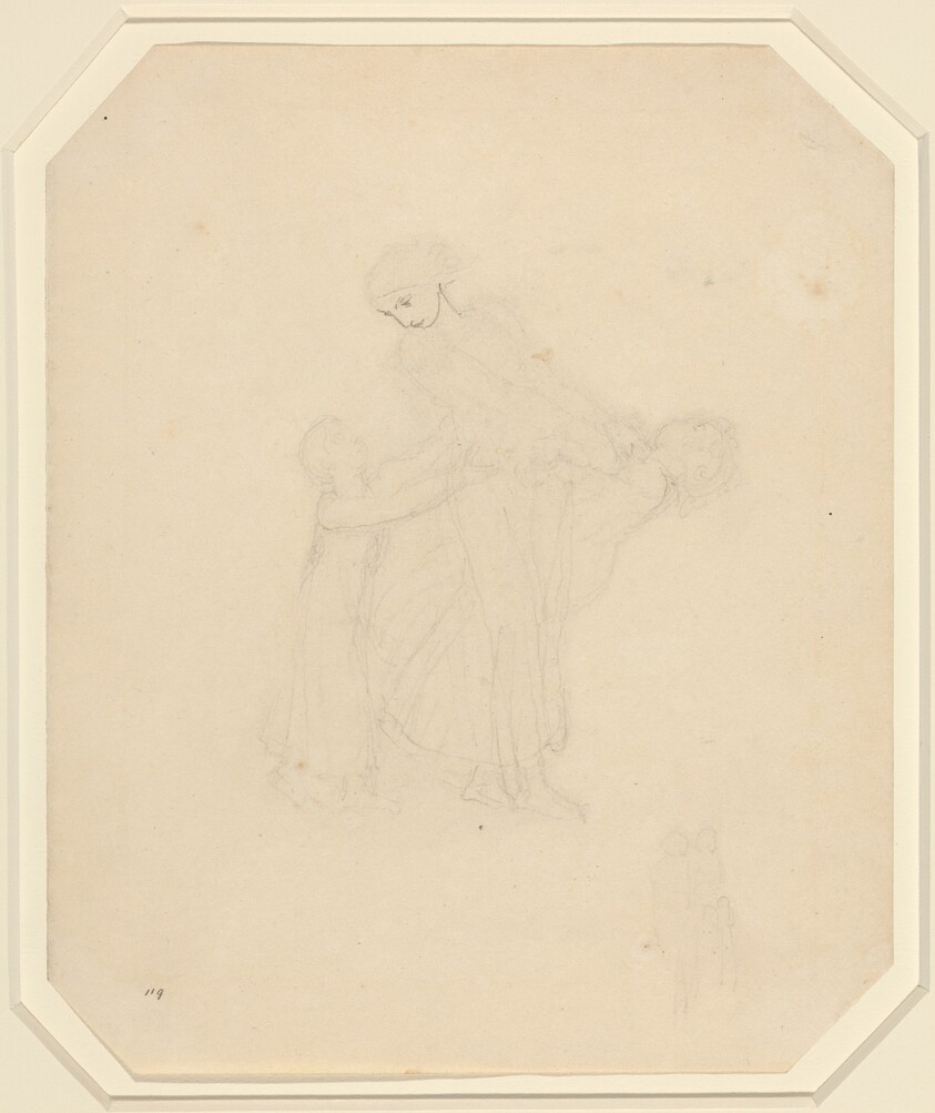 Adult and Two Children