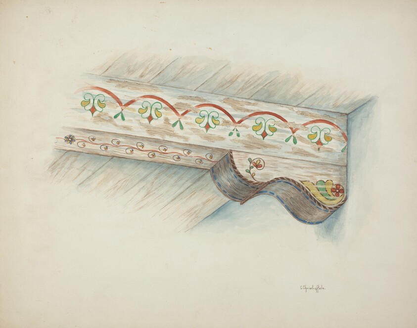 Corbel and Ceiling Beam