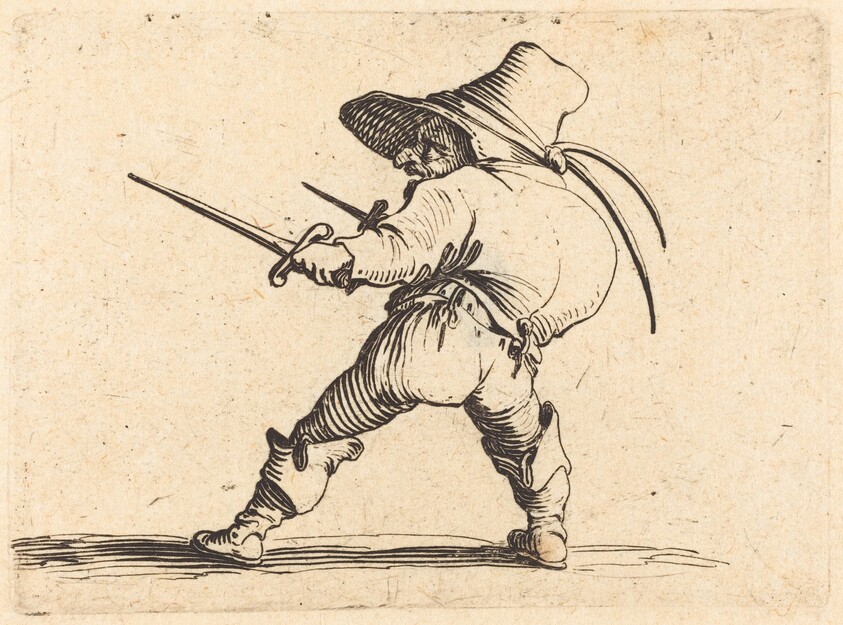 Duellist with Sword and Dagger