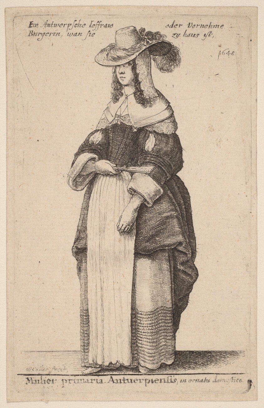 Mulier Primaria Antuerpiensis, in Ornatu Domestico
